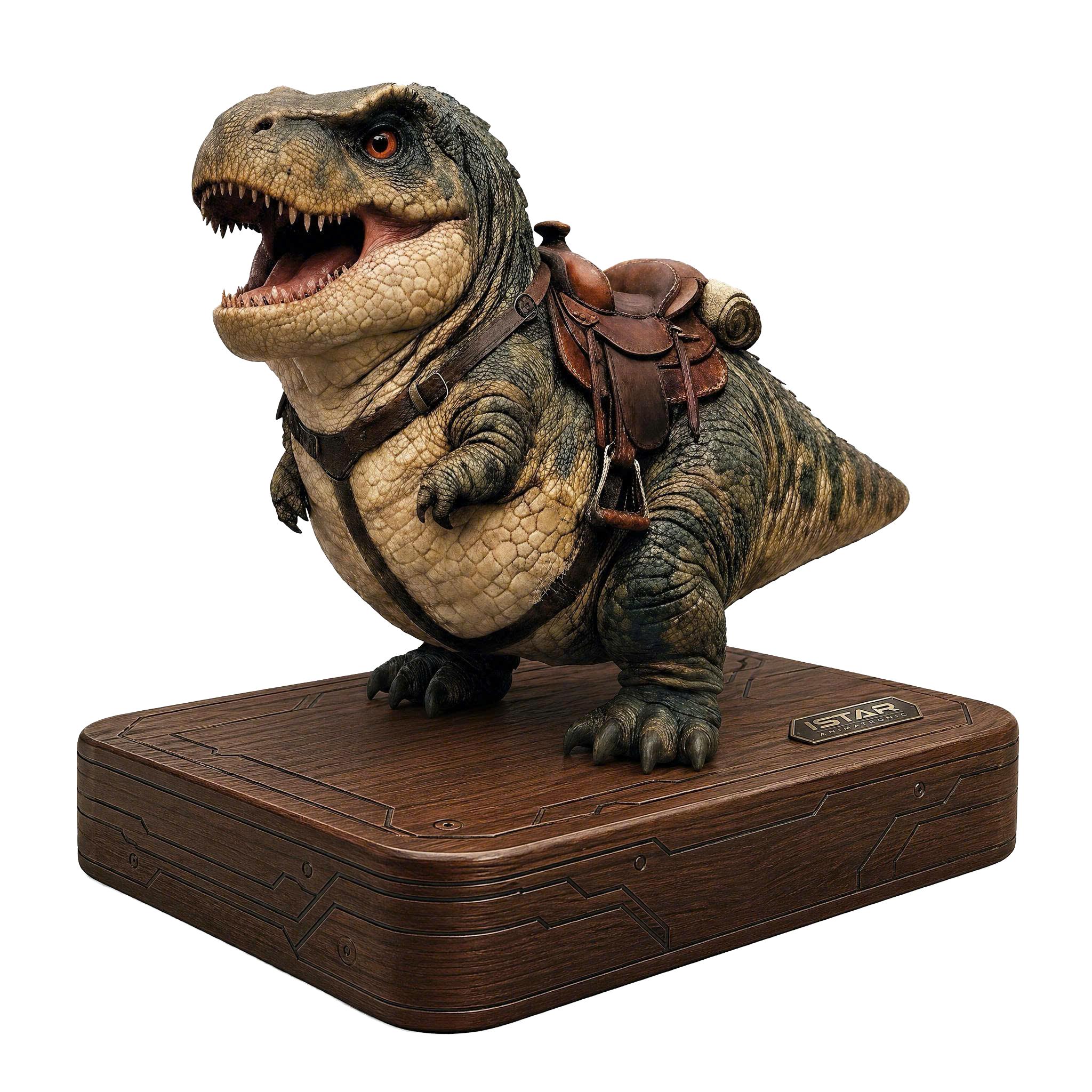 Chibi T-Rex hero base view